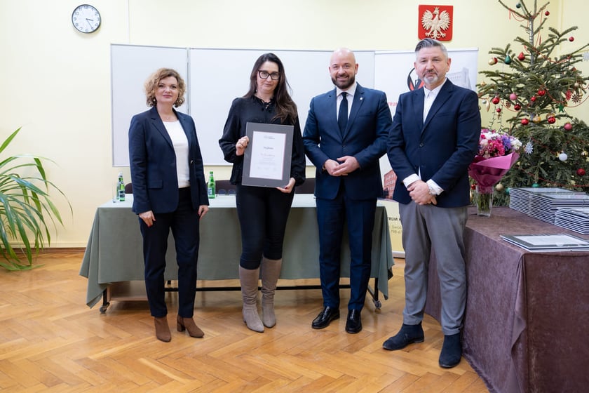 Wręczenie dyplomów dyrektorom placówek oświatowych, 10.01.2024